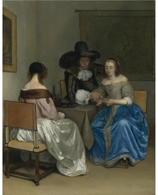 Sample artwork by Gerard Ter Borch The Younger (1617 - 1681), known for neo classical genre and figure painting - View similar artists and auction records