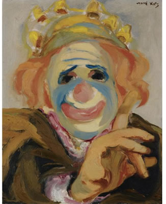 Portrait of Mane Katz: CLOWN (SELF-PORTRAIT)