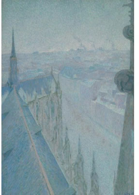 NANCY, VUE DE LA CATHÉDRALE, SAINT EPRVE (BLEU)