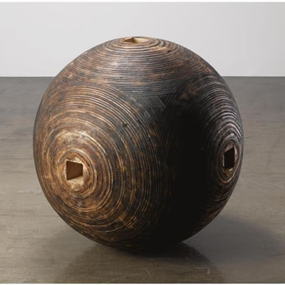 BURNT SPHERE by Jackie Winsor - Auction record, sale price, and art valuation. Compare with similar artists and explore comparable artworks.