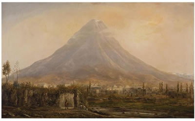 VISTA DEL POPOCATEPETL DESDE CHOLULA by Norton Bush - Auction record, sale price, and art valuation. Compare with similar artists and explore comparable artworks.
