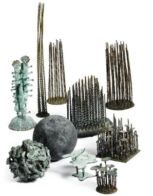 COLLECTION OF 10 SCULPTURES