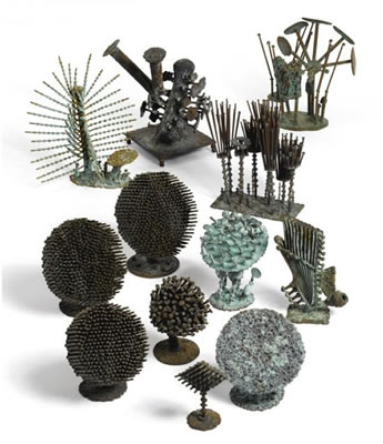 COLLECTION OF 12 SCULPTURES
