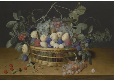 Sample artwork by Jacob van Hulsdonck (1582 - 1647), known for lush fruit and floral still life painting - View similar artists and auction records