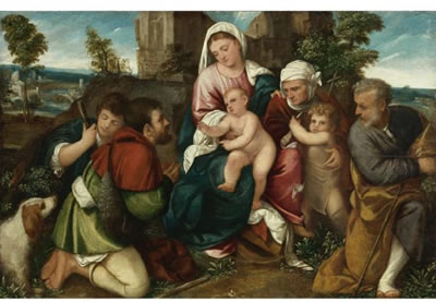Sample artwork by Bonifazio de Pitati (1487 - 1553), known for mythology subject painting - View similar artists and auction records