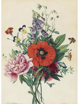 A BOUQUET OF FLOWERS by Jean Louis Prevost - Auction record, sale price, and art valuation. Compare with similar artists and explore comparable artworks.