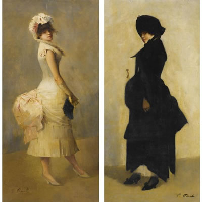 ELEGANT LADIES: A PAIR