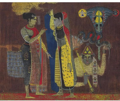 AFFINITY by Shankar Balwant Palsikar - Auction record, sale price, and art valuation. Compare with similar artists and explore comparable artworks.