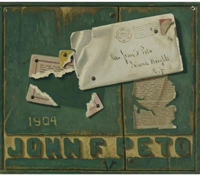 OFFICE BOARD FOR JOHN FREDERICK PETO