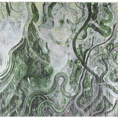 Sample artwork by Tam Van Tran (Born 1966), known for non objective-grids, network of lines - View similar artists and auction records