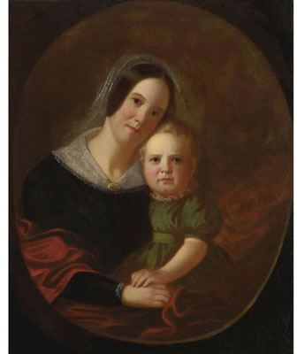 MRS. GEORGE CALEB BINGHAM AND SON, NEWTON by George Caleb Bingham - Auction record, sale price, and art valuation. Compare with similar artists and explore comparable artworks.