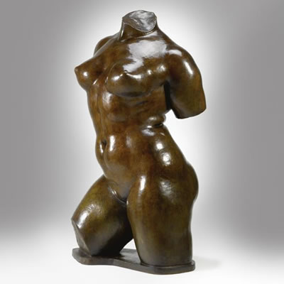 TORSE DE L'ACTION ENCHAINÉE by Aristide Maillol - Auction record, sale price, and art valuation. Compare with similar artists and explore comparable artworks.