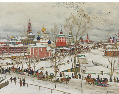 TROITSE-SERGIYEVA LAVRA IN WINTER