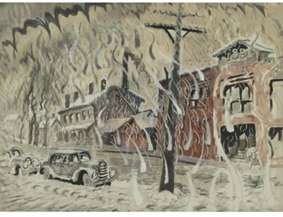 MAIN STREET, SALEM, WINTER DAY
