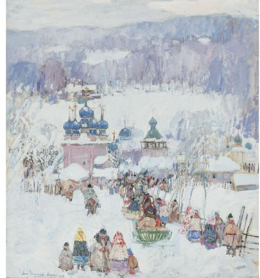 RUSSIAN SNOW SCENE