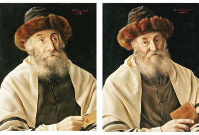 PORTRAITS OF RABBIS: A PAIR OF PAINTINGS by Otto Eichinger - Auction record, sale price, and art valuation. Compare with similar artists and explore comparable artworks.