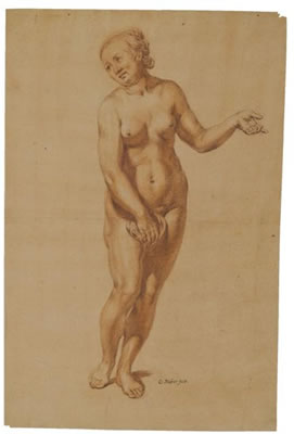 STUDY OF A STANDING FEMALE NUDE by Conrad Meyer - Auction record, sale price, and art valuation. Compare with similar artists and explore comparable artworks.