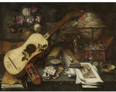 STILL LIFE WITH A GUITAR