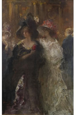 TWO ELEGANT LADIES