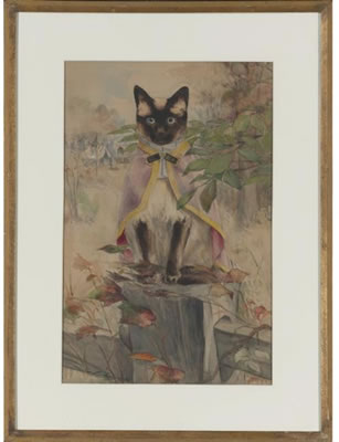 Sample artwork by Charles Twelvetrees (1872/88 - 1948), known for chubby-cheeked child figure postcard illustrations, whimsy, humor, commercial art - View similar artists and auction records