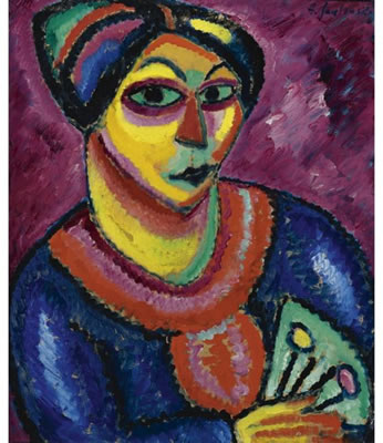 FRAU MIT GRÜNEM FÄCHER (WOMAN WITH A GREEN FAN)