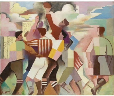 LES JOUEURS DE RUGBY by Andre Lhote - Auction record, sale price, and art valuation. Compare with similar artists and explore comparable artworks.