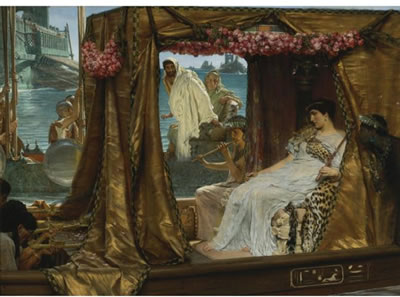 THE MEETING OF ANTONY AND CLEOPATRA: 41 BC