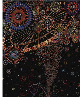 ABDUCTOR by Fred Tomaselli - Auction record, sale price, and art valuation. Compare with similar artists and explore comparable artworks.