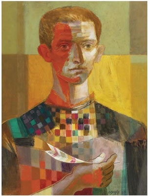 Portrait of Alejandro Obregon: Self-portrait