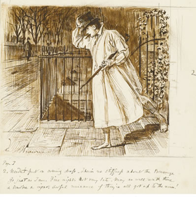 Sample artwork by George Du Maurier (1834 - 1896), known for illustration, cartoon, writing - View similar artists and auction records
