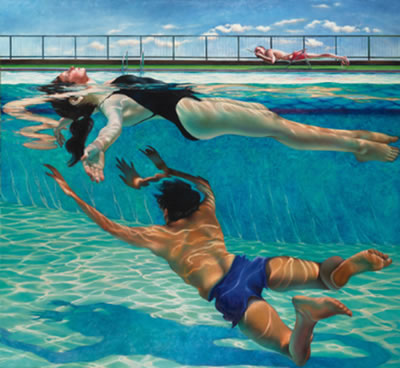 Sample artwork by Lorraine Shemesh (Born 1949), known for super real figure-genre, abstraction - View similar artists and auction records