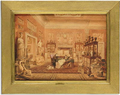 THE CONNOISSEUR by James Stephanoff - Auction record, sale price, and art valuation. Compare with similar artists and explore comparable artworks.