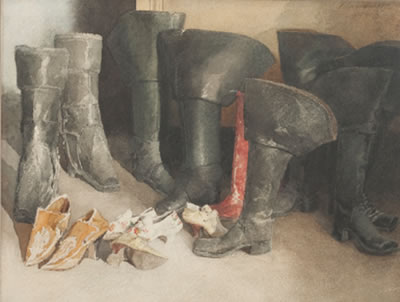 STUDY OF BOOTS AND SHOES
