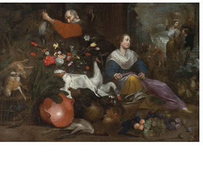 A CITY MARKET SCENE