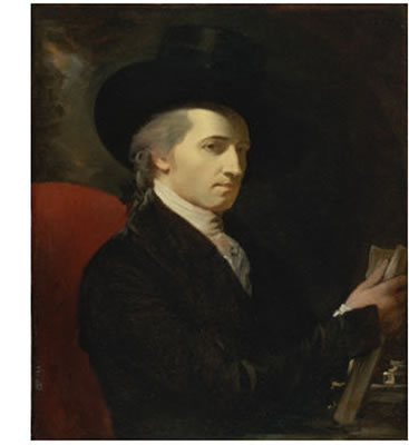 Portrait of Benjamin West: SELF-PORTRAIT OF THE ARTIST