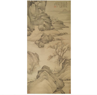 Sample artwork by Feng Zhang (- 1662), known for hanging scrolls - View similar artists and auction records