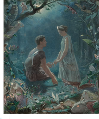 HERMIA AND LYSANDER, A MIDSUMMER NIGHT'S DREAM