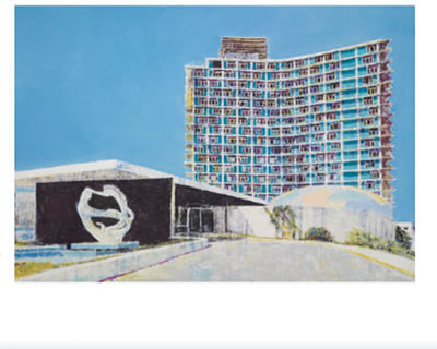 Sample artwork by Enoc Perez (Born 1967), known for photograph based painting and installation view - View similar artists and auction records