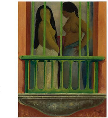 MUJERES EN EL BALCÓN