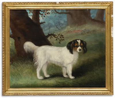 Sample artwork by Samuel Spode (1798 - 1872), known for horse and dog portrait painting, equestrian genre - View similar artists and auction records