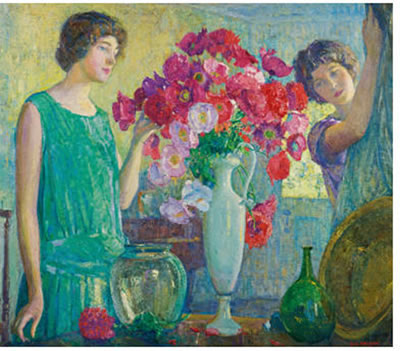 THE FLOWER ARRANGEMENT by George Nelson - Auction record, sale price, and art valuation. Compare with similar artists and explore comparable artworks.