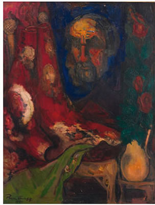 Portrait of Boris Israelevich Anisfeld: REFLECTION (SELF-PORTRAIT)