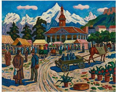 LE VEVEY EN SUISSE, PAYSAGE ANIMÉ by Henri Liénard Saint Delis - Auction record, sale price, and art valuation. Compare with similar artists and explore comparable artworks.