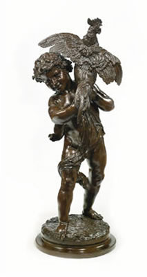 YOUNG BOY WITH ROOSTER by Emile Laporte - Auction record, sale price, and art valuation. Compare with similar artists and explore comparable artworks.