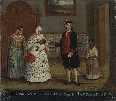 DE ESPAÑÓL Y ALBINA NACE TORNA-ÁTRAS