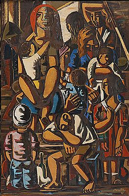 AT THE KIBBUTZ by Yohanan Simon - Auction record, sale price, and art valuation. Compare with similar artists and explore comparable artworks.