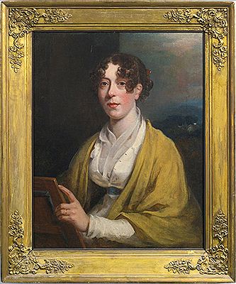 Portrait of Anna Claypoole Peale: Self-portrait