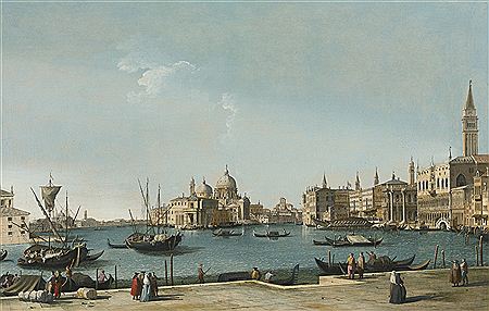 VENICE, A VIEW OF THE ENTRANCE TO THE GRAND CANAL WITH THE BACINO DI SAN MARCO by Bernardo Canal - Auction record, sale price, and art valuation. Compare with similar artists and explore comparable artworks.