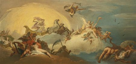 AURORA WITH APOLLO DRIVING THE SUN CHARIOT