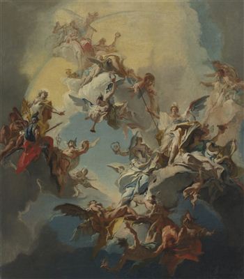 THE TRIUMPH OF REASON: A BOZZETTO FOR A CEILING